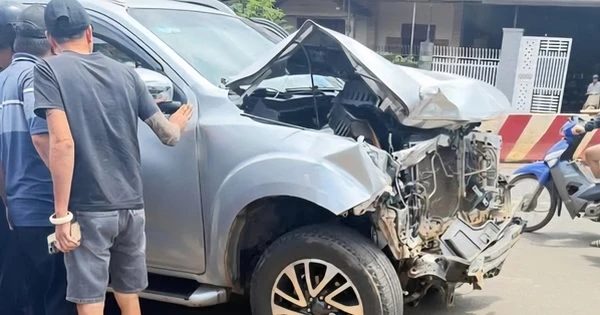 Xe bán tải gây tai nạn liên hoàn rồi chạy một đoạn xa, nhưng chưa xác định tài xế có cố ý hay không