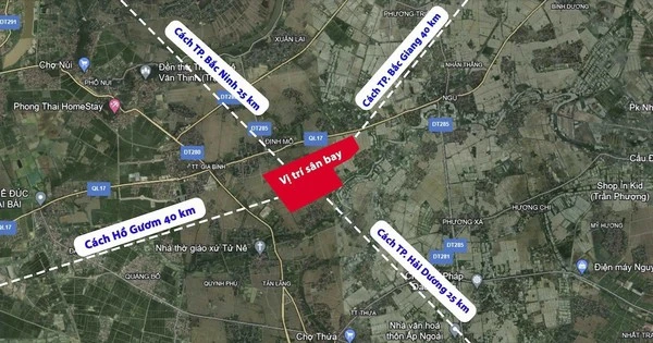 Sân bay quốc tế cách Hà Nội 40km sẽ có khả năng đón 5 triệu khách/năm