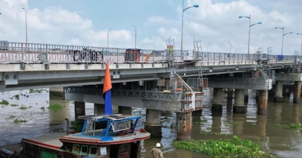 Cận cảnh cầu Bình Triệu 1 nặng 11.000 tấn sau khi được nâng thêm 1,08 m