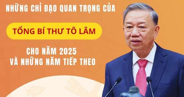 Những chỉ đạo quan trọng của Tổng Bí thư Tô Lâm cho năm 2025 và những năm tiếp theo