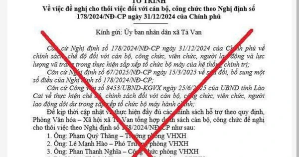 Thực hư tờ trình cho thôi việc 9 cán bộ khiến dư luận xôn xao