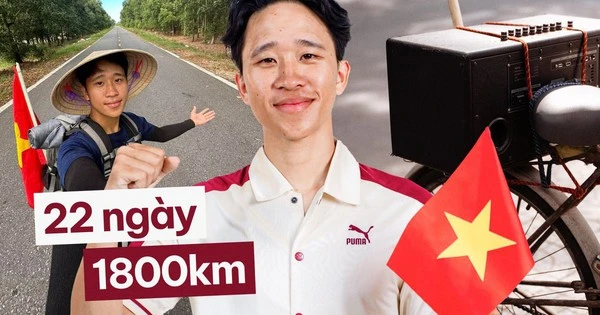 22 ngày, 1.800 km và câu trả lời antifan của thanh niên đạp xe Thống Nhất vào TP. HCM