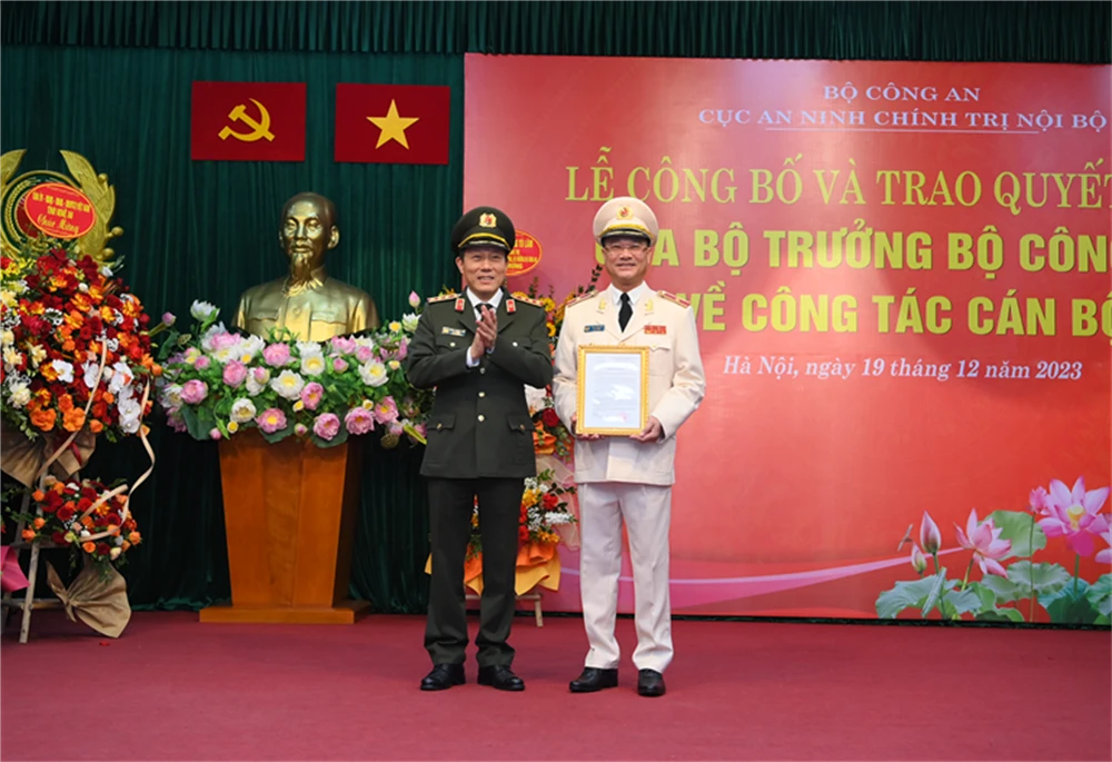 Chân dung tân Cục trưởng Cục An ninh chính trị nội bộ của Bộ Công an