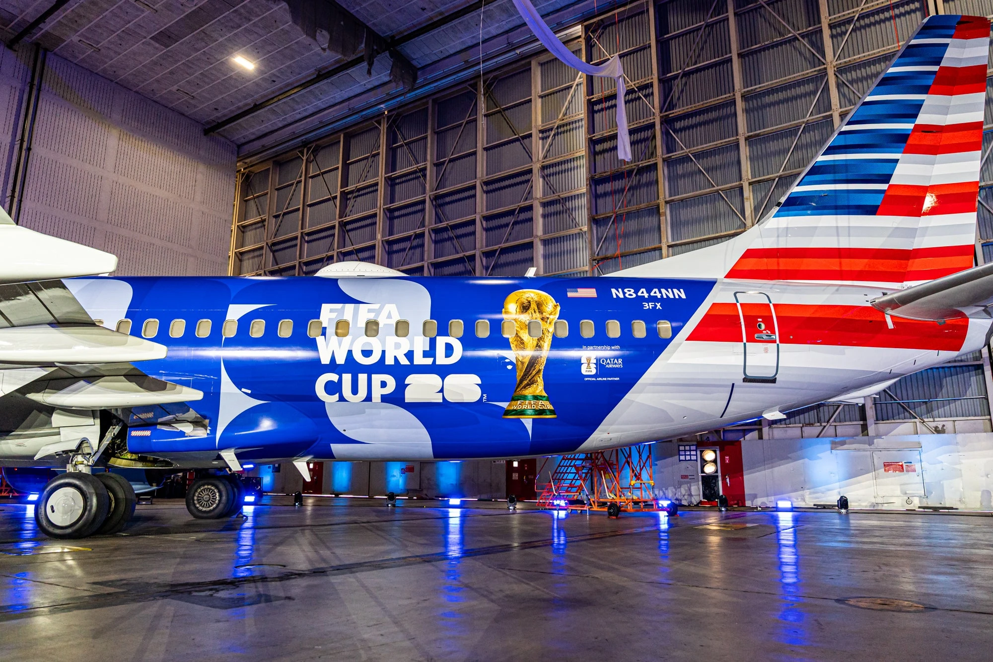 The inside story behind American Airlines' FIFA World Cup airplane