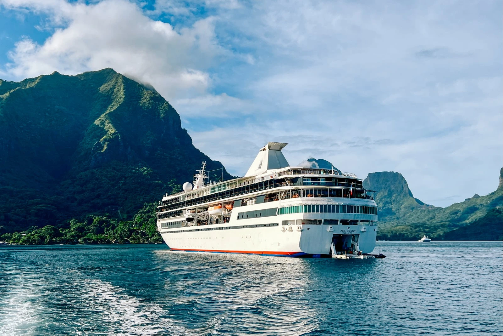 I went on a Paul Gauguin cruise around French Polynesia. I didn't want to leave
