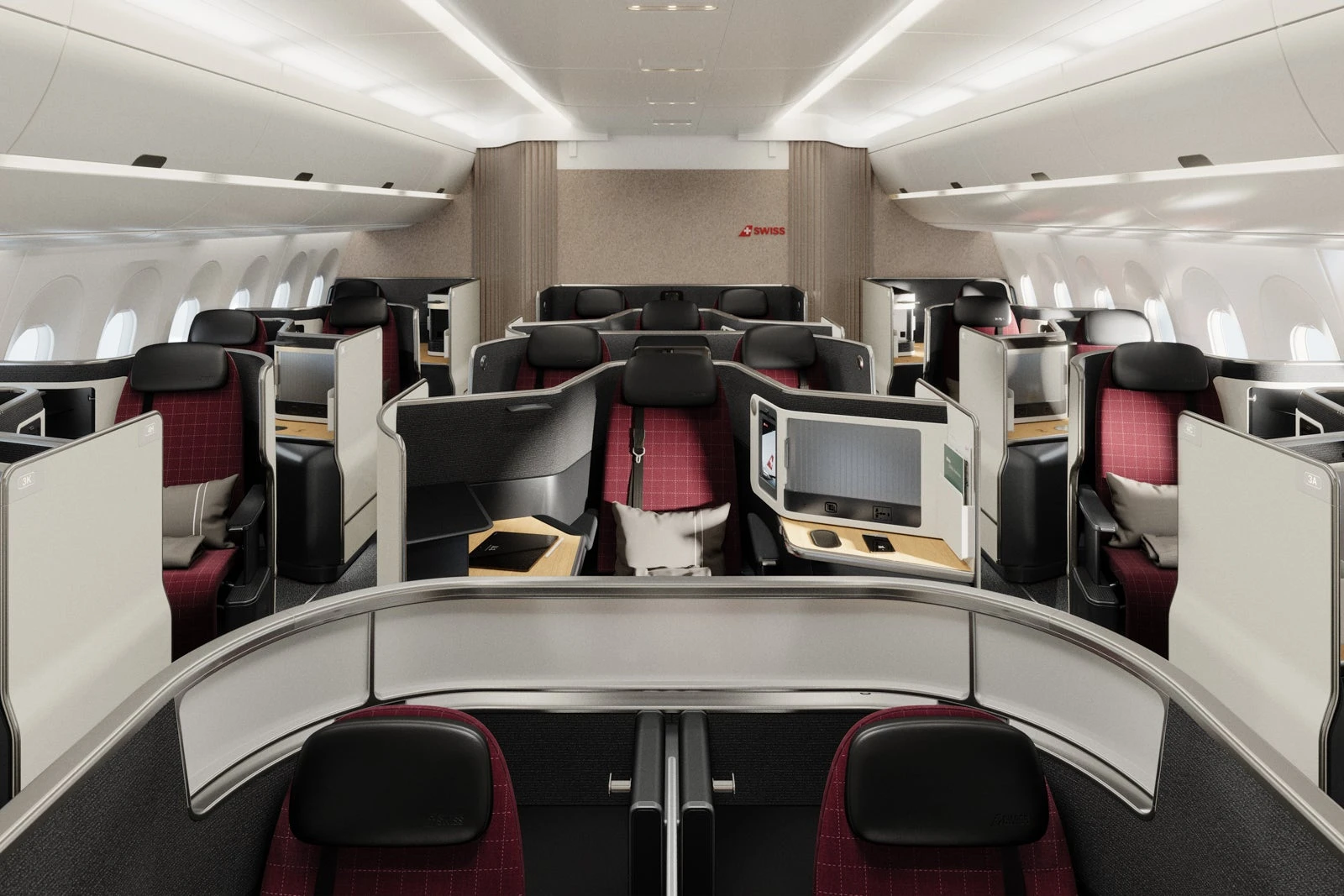 Swiss unveils new Airbus A350 cabins featuring swanky first-class concept
