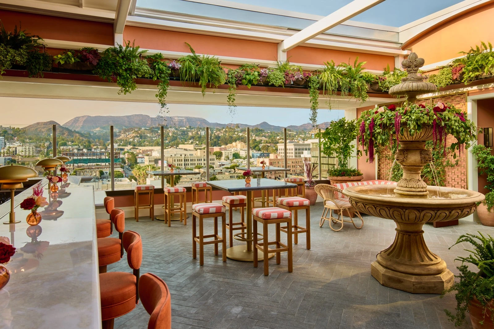 This new hotel in Hollywood has a rooftop lounge and pool with views of the Hollywood sign — and it's bookable from 39,000 Marriott points