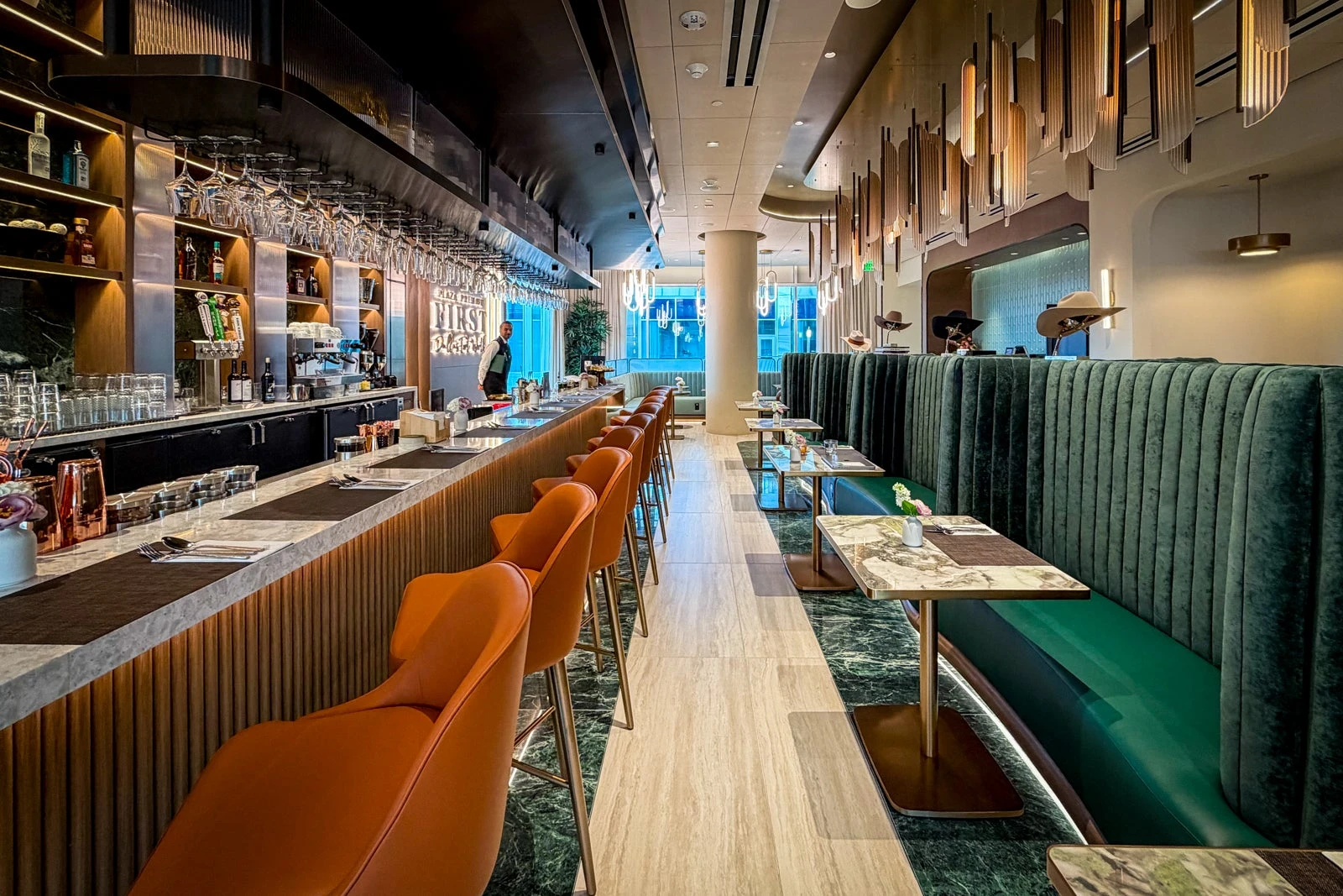First look inside the first Plaza Premium First lounge in the US