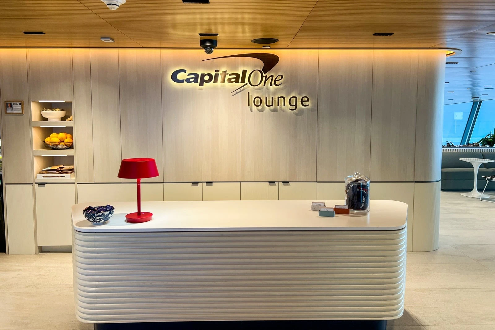 Capital One's Dulles lounge will close many interior spaces for months