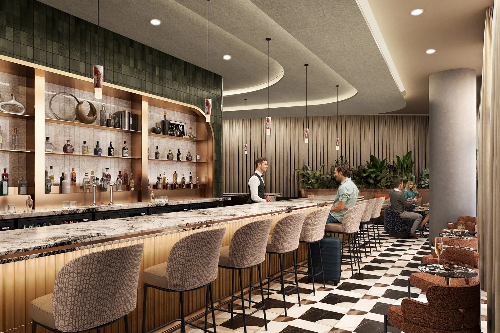 Amex debuts new lounge concept, reimagines lounge dining experience