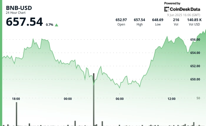 BNB Price Climbs in Strong Rebound as Trump-Musk Spat Uncertainty Fades