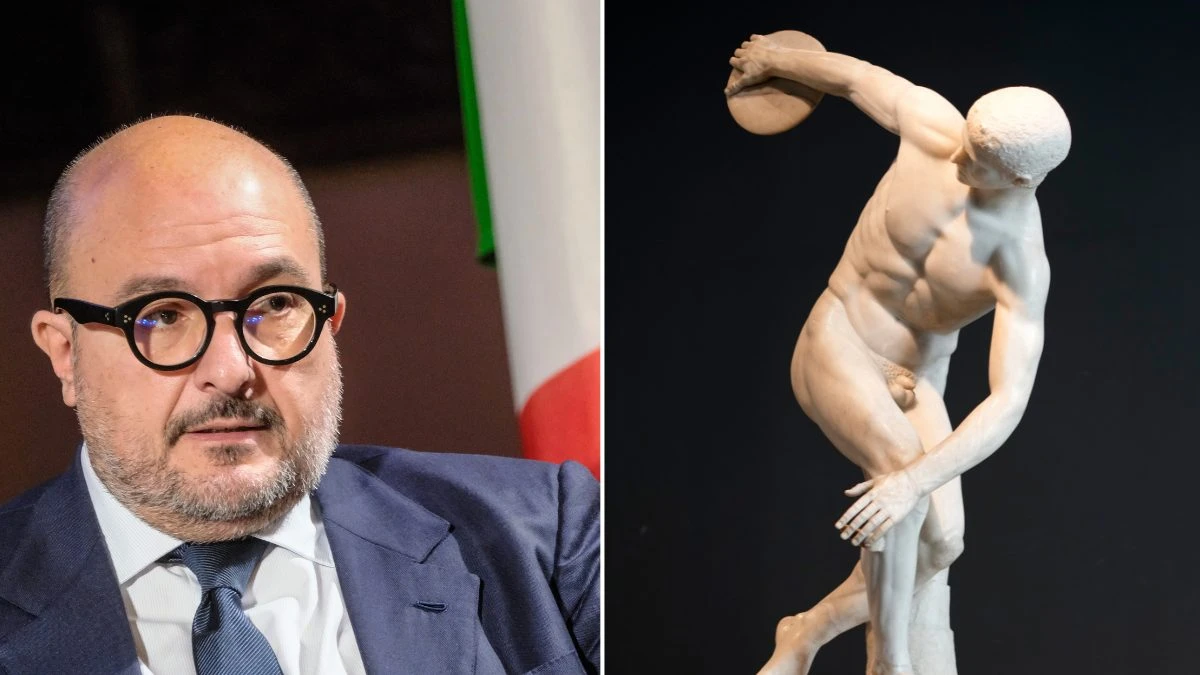 Sangiuliano sulla vicenda Discobolo: “Vicenda assurda, aspettiamo il ritorno della base in Italia”