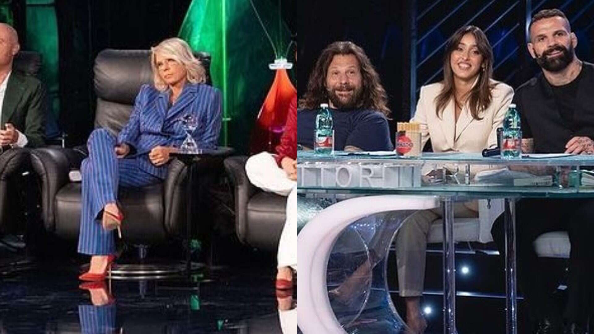 Tu Sì Que Vales, Maria De Filippi e Giulia Stabile in tailleur: look coordinati per la quarta puntata