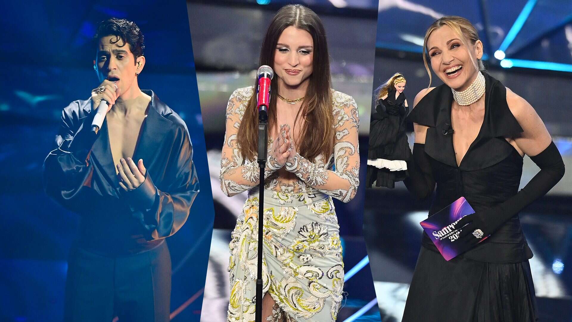 Look Sanremo, top e flop della serata delle cover: Cuccarini scelta furba, Mahmood delude, Angelina osa e vince