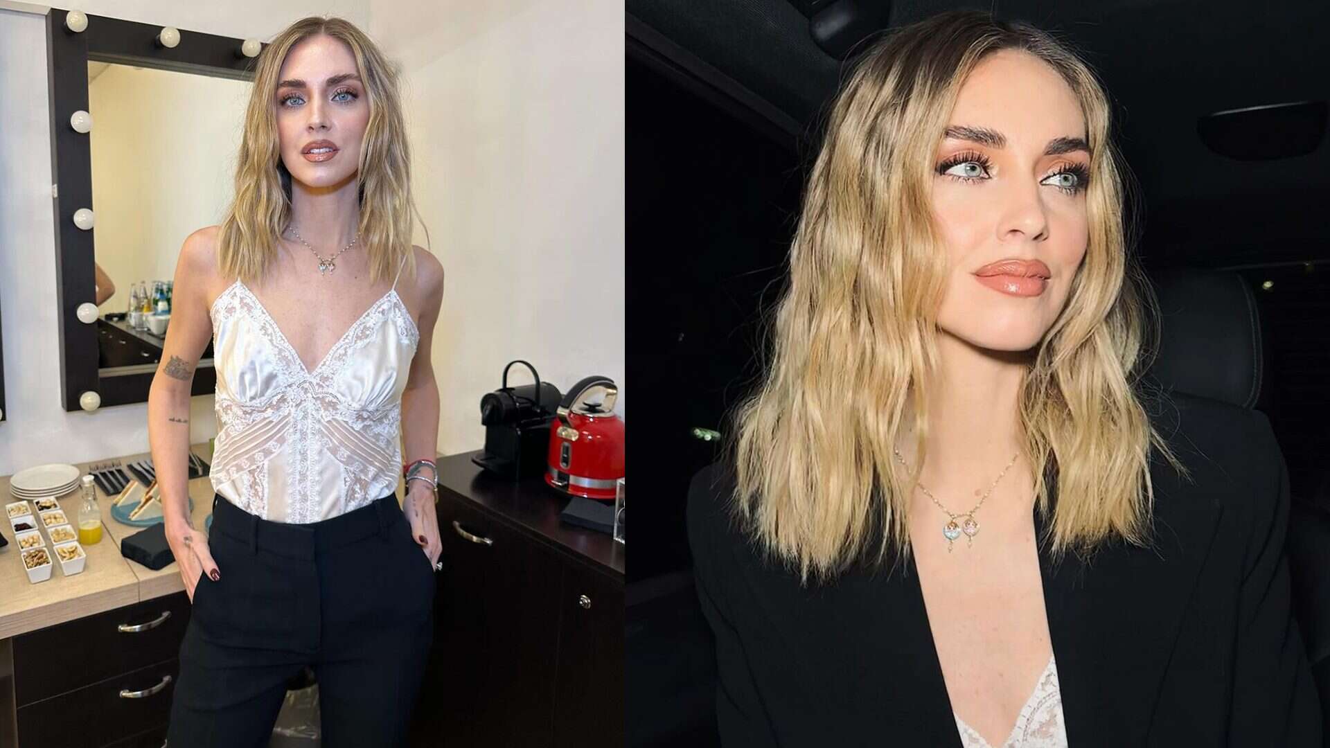 Chiara Ferragni per l’intervista da Fabio Fazio sceglie il look con cui non si sbaglia mai