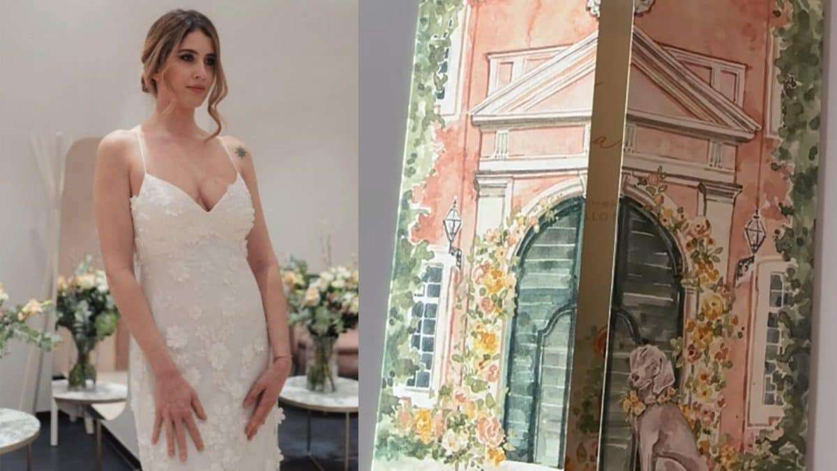 Chiara Ferragni mostra l’invito al matrimonio della sorella Francesca: il significato dei disegni