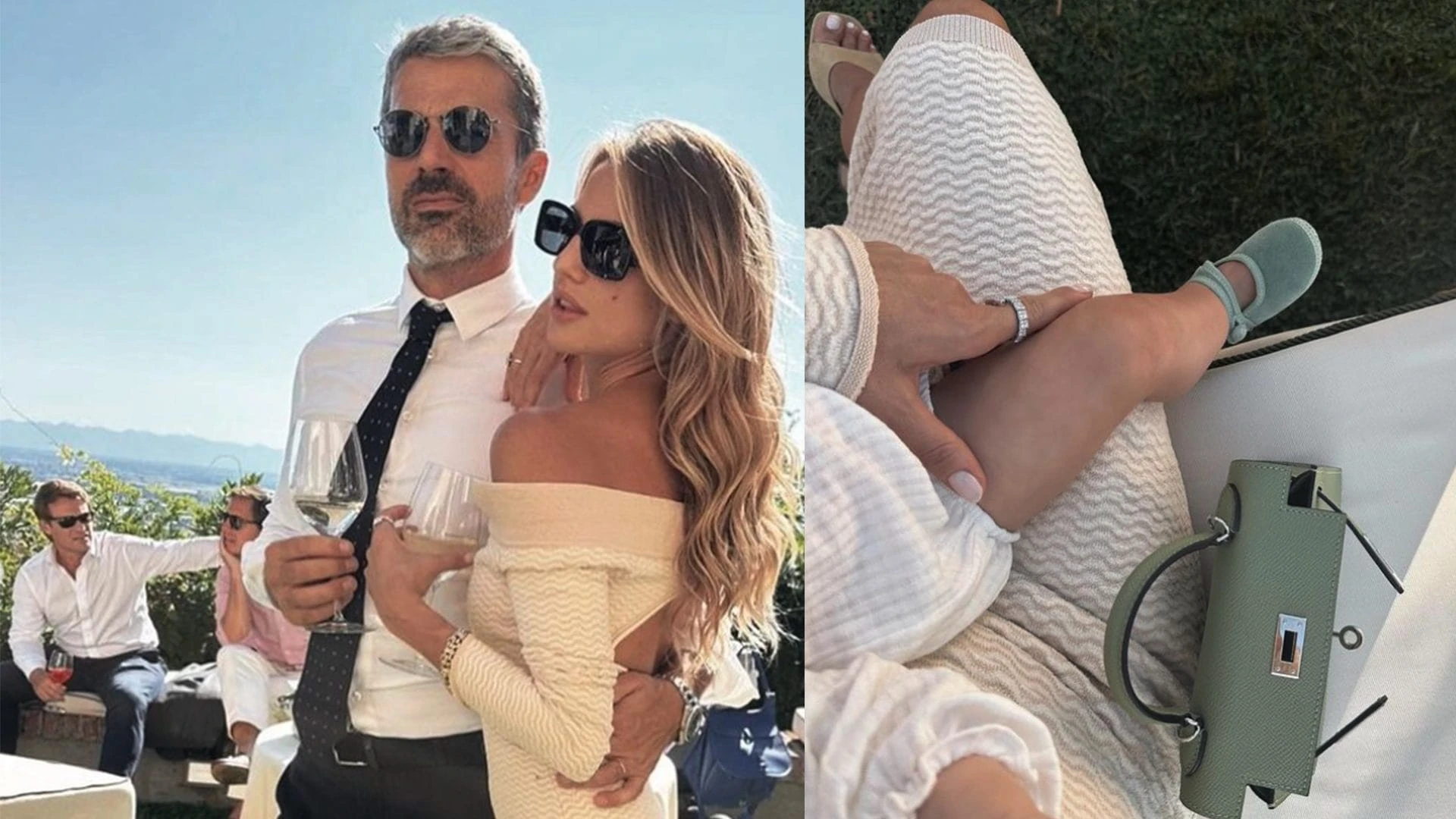 Luca Argentero e Cristina Marino al Battesimo di Noè Roberto: madre e figlio col look coordinato