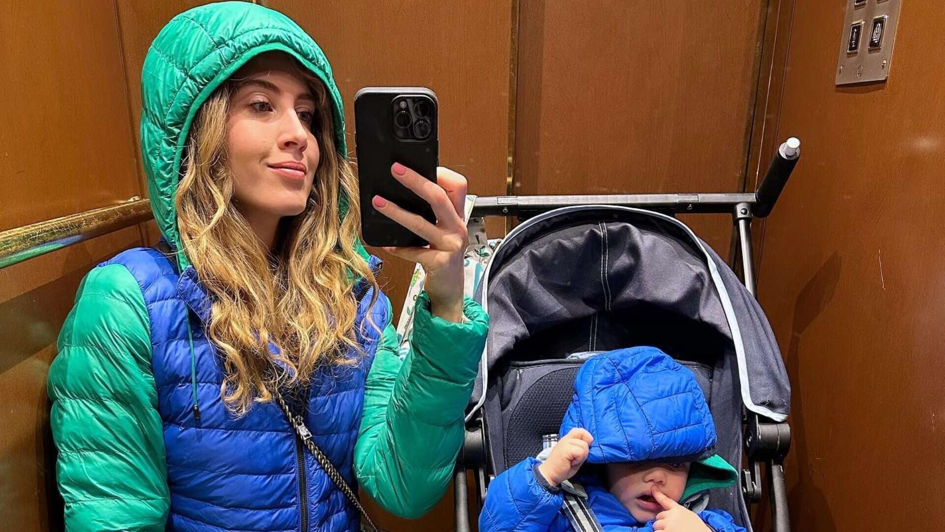 Francesca Ferragni e il piccolo Edoardo: look coordinato per mamma e figlio