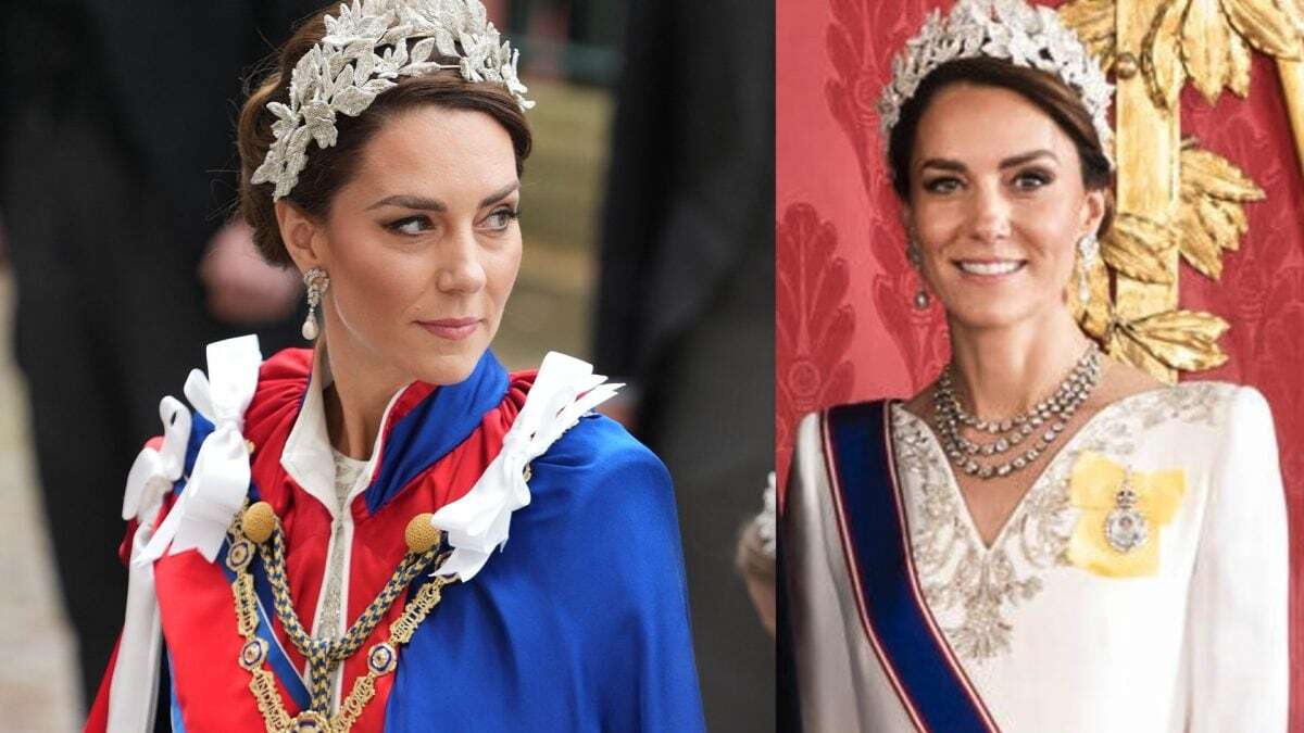 Kate Middleton e il mistero del vestito per l’incoronazione: perché l’abito ha due scollature diverse