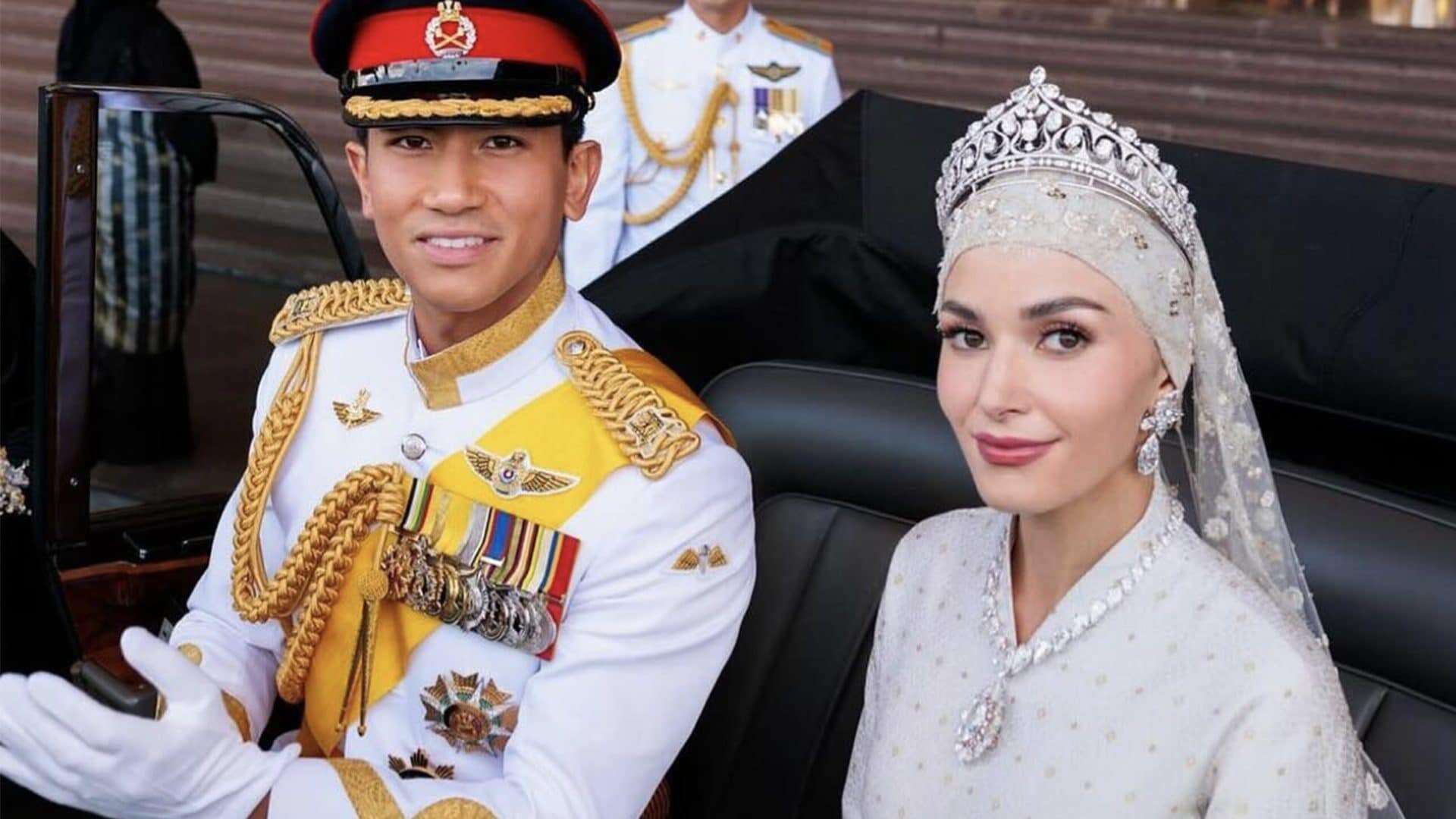 Matrimonio da favola per la principessa del Brunei: tre abiti, bouquet di diamanti, tiara da 11 milioni