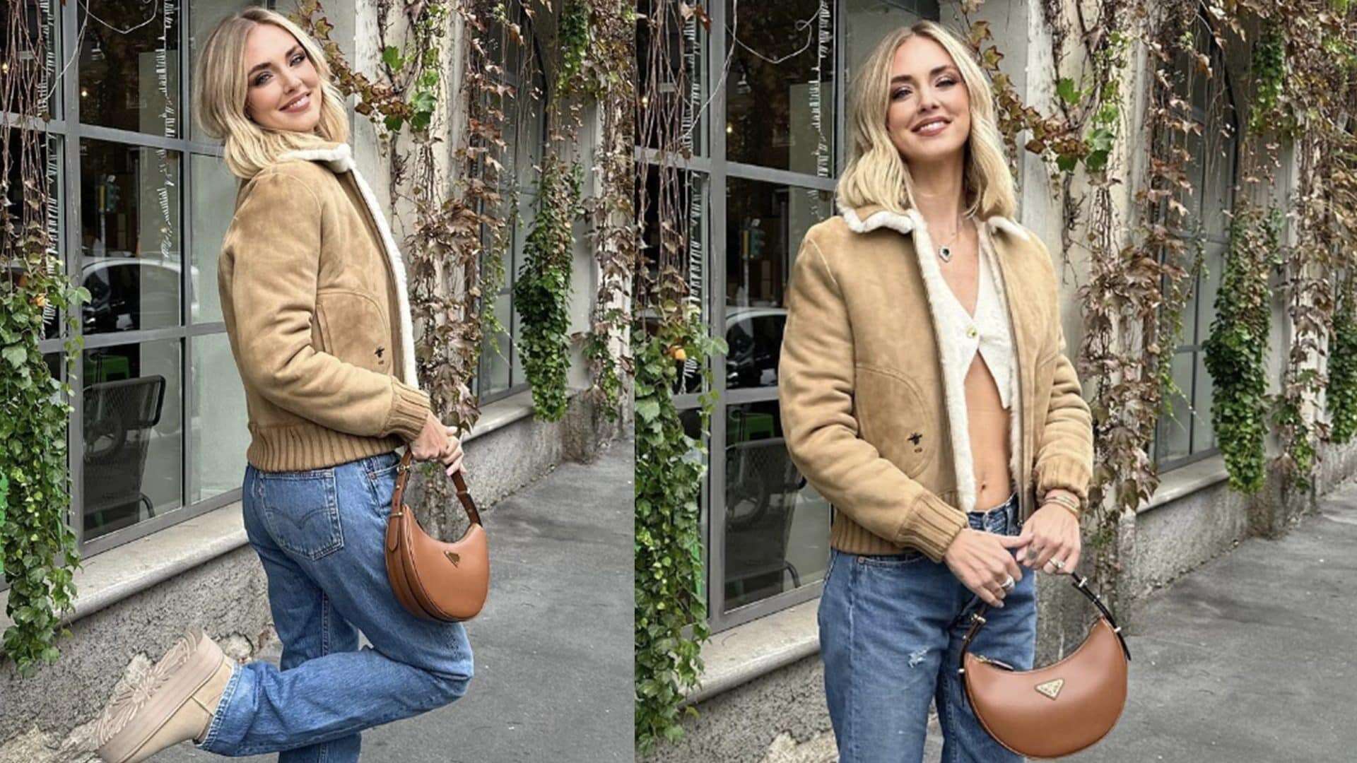 Chiara Ferragni lancia la borsa trend di stagione: la mezza luna è il must have per l’autunno 2023