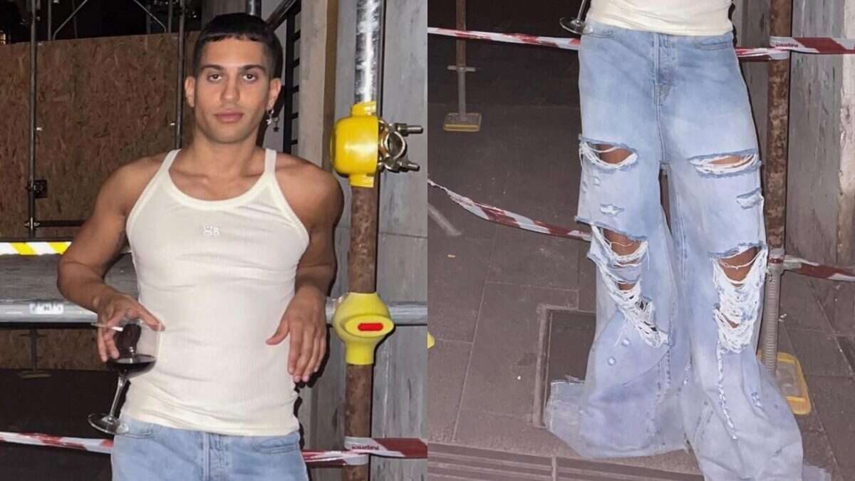 Mahmood e il revival della moda anni 2000: i jeans da avere sono così oversize da coprire i piedi