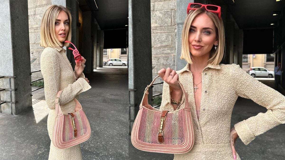 Gli accessori di tendenza dell’estate 2023 sono in paglia (come la borsa rafia di Chiara Ferragni)