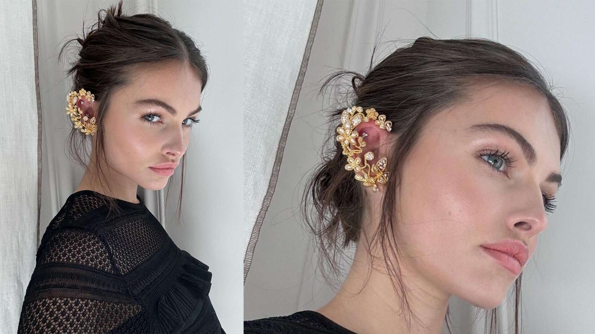 Thylane Blondeau rilancia l’ear cuff: il maxi gioiello per l’orecchio è la tendenza della primavera