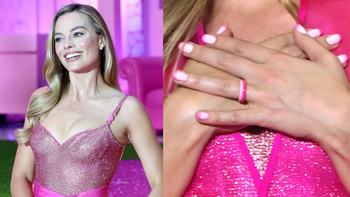 Margot Robbie lancia il trend dell’estate: sì alla french manicure, ma rosa in stile Barbie