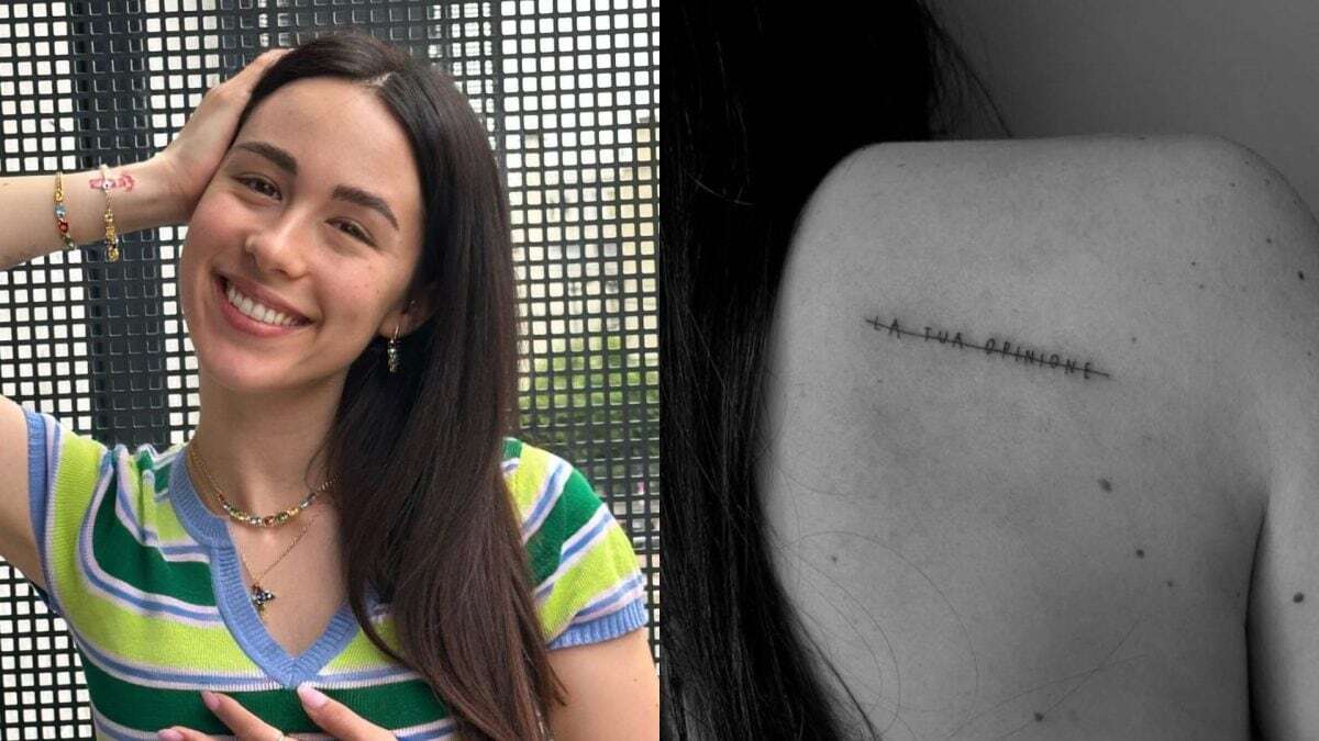 Aurora Ramazzotti, il primo tatuaggio “da mamma” è una critica ai consigli non richiesti