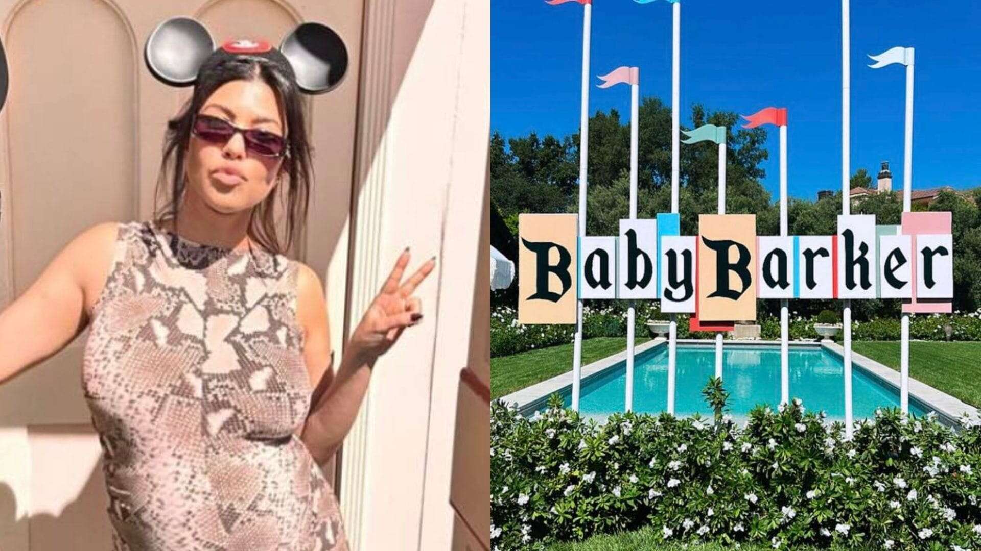 Kourteny Kardashian e il party a tema Disney per svelare il sesso del bambino