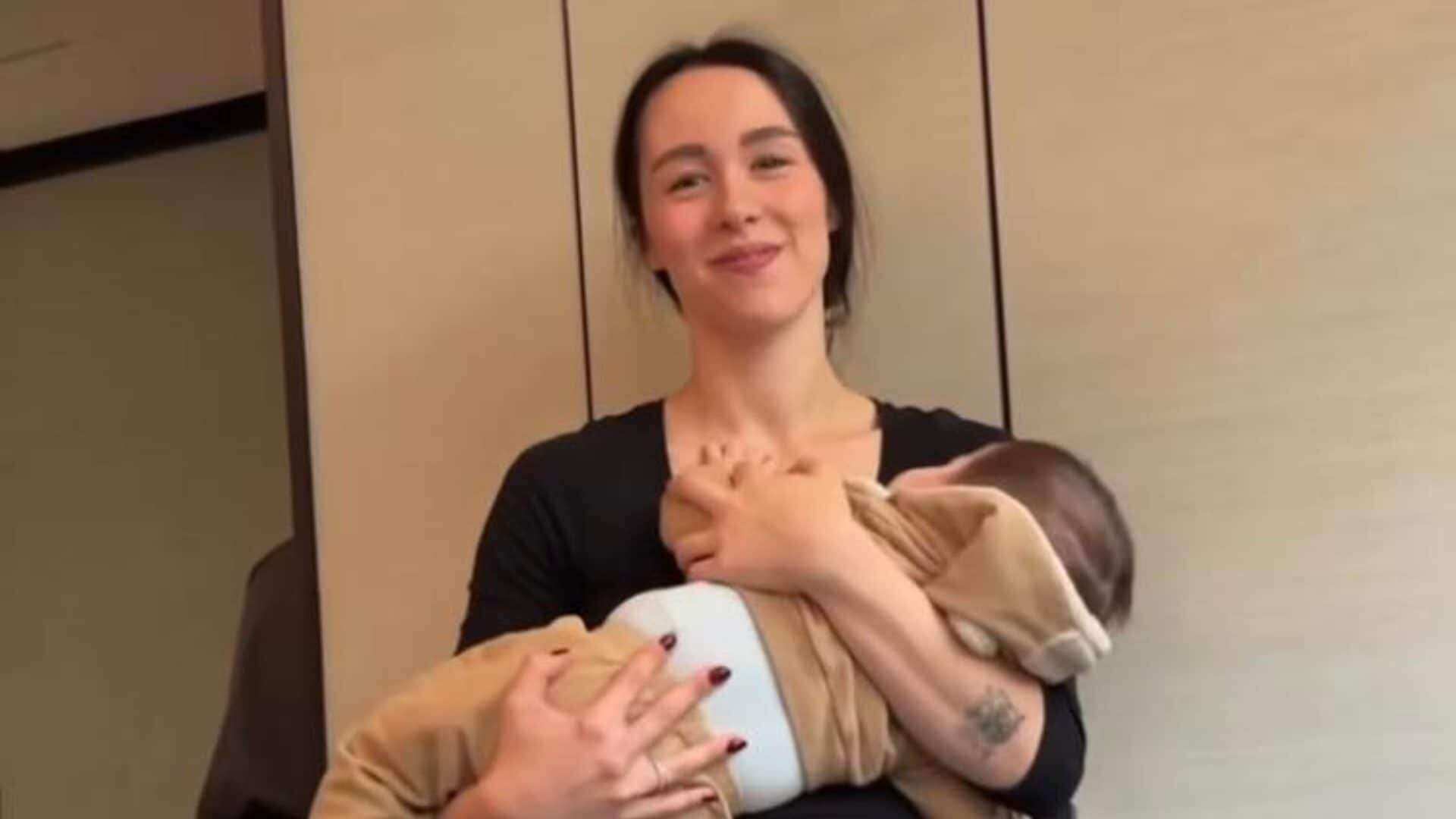 Aurora Ramazzotti in pausa pranzo fa gli squat con Cesare: “Le gambe chiedono pietà” 