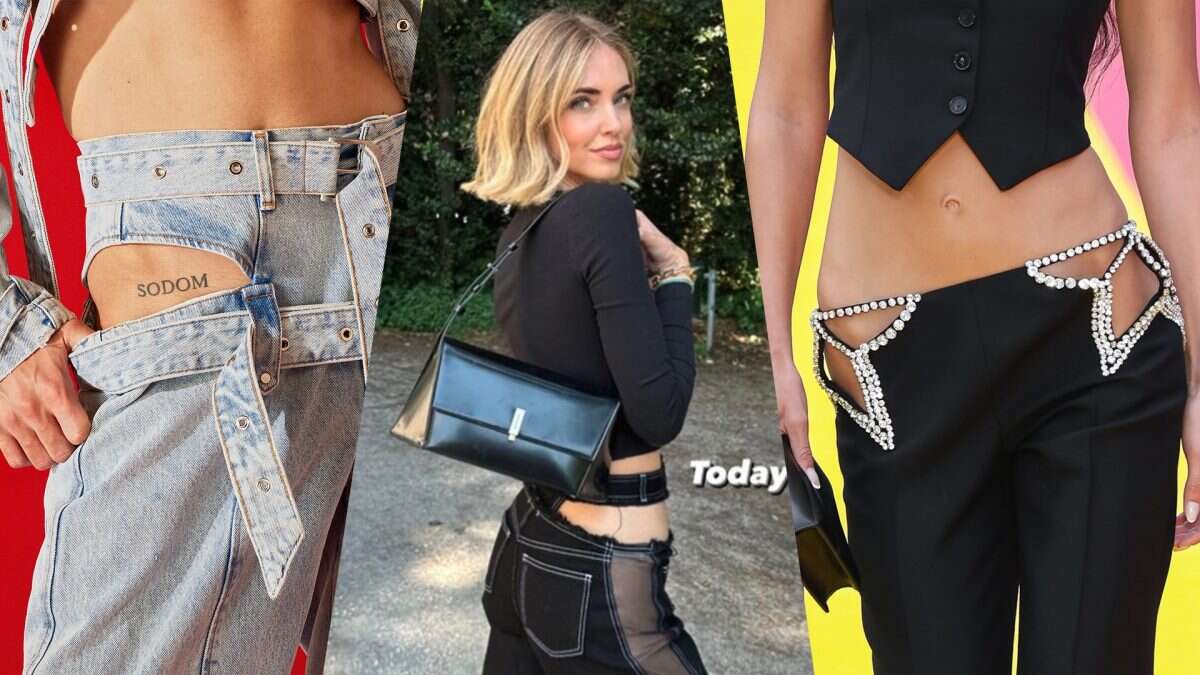 Tendenze estate 2023: i jeans con i tagli in vita di Chiara Ferragni sono i pantaloni da avere ora