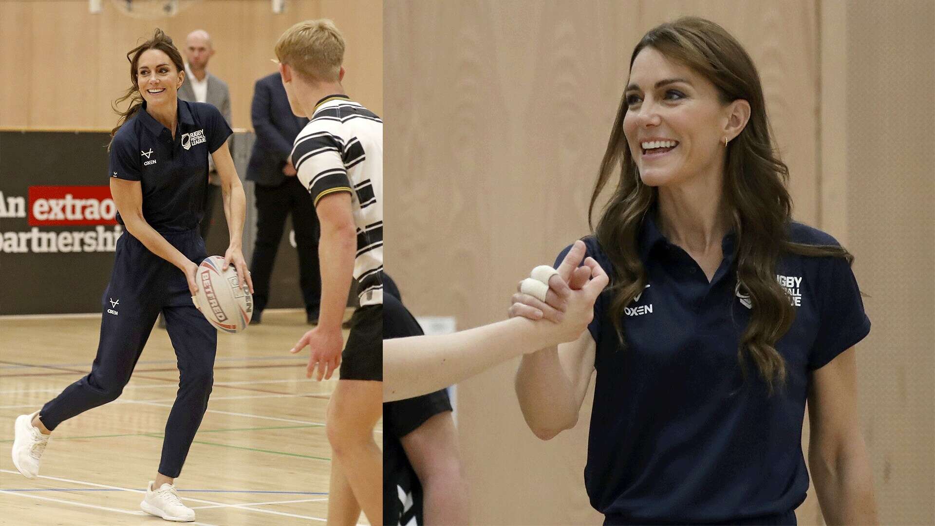 Kate Middleton in tuta, addio tacchi alti: la versione sportiva della principessa