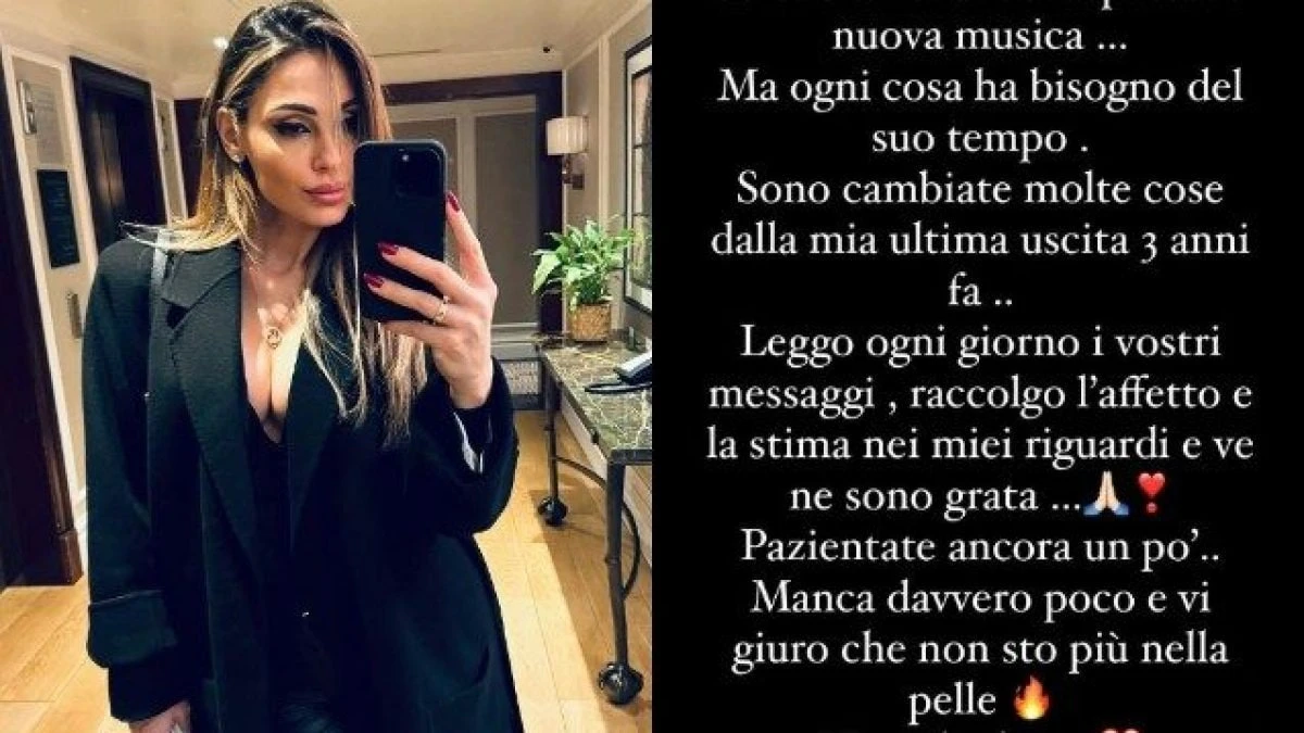 Anna Tatangelo ai fan: “Presto nuova musica, sono cambiate tante cose dall’ultimo album”