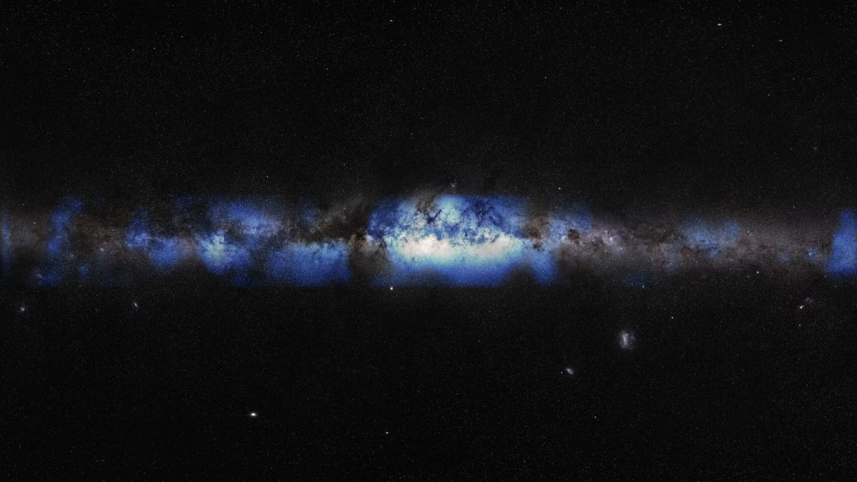 La prima immagine delle “particelle fantasma” mostra la Via Lattea come mai vista prima