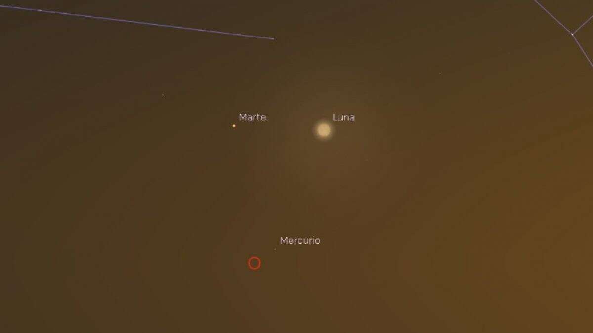 Ad agosto Marte, Mercurio e la Luna disegnano un triangolo nel cielo: quando e come vederli