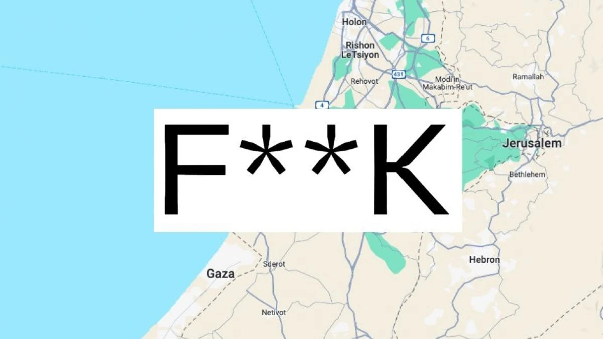 Perché su Google Maps sono apparsi insulti a Israele al posto dei nomi delle città