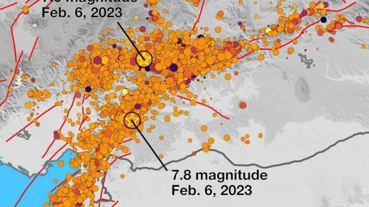 I recenti terremoti in Turchia e Siria possono essere parte di un superciclo di eventi sismici