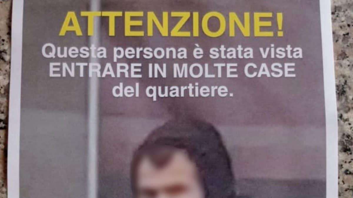 Residenti del quartiere Baggio affiggono manifesti con il volto di un ladro seriale: 24enne arrestato