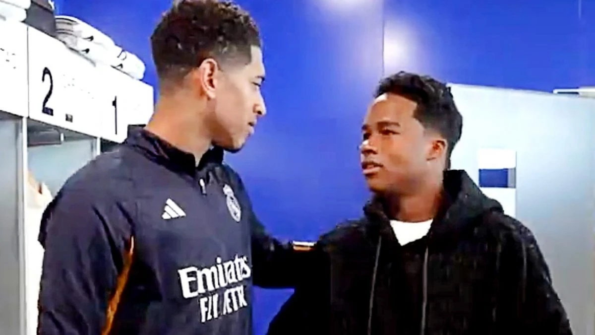 Endrick timidissimo si presenta ai calciatori del Real Madrid: Bellingham lo lascia senza parole