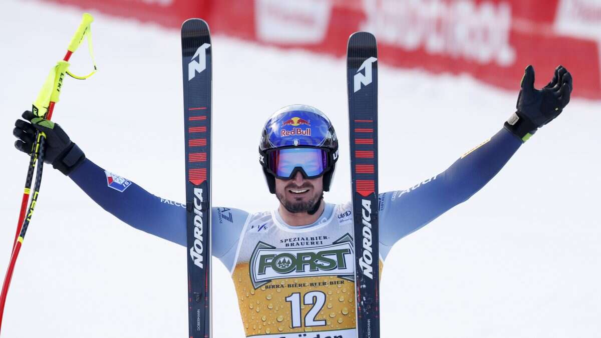 Dominik Paris show alla coppa del mondo di sci alpino: l'azzurro vince la discesa della Val Gardena