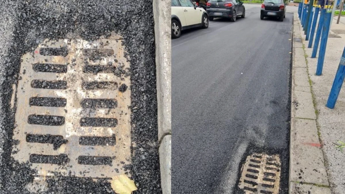 Fuorigrotta, in viale Kennedy riasfaltate anche le caditoie oltre alla strada