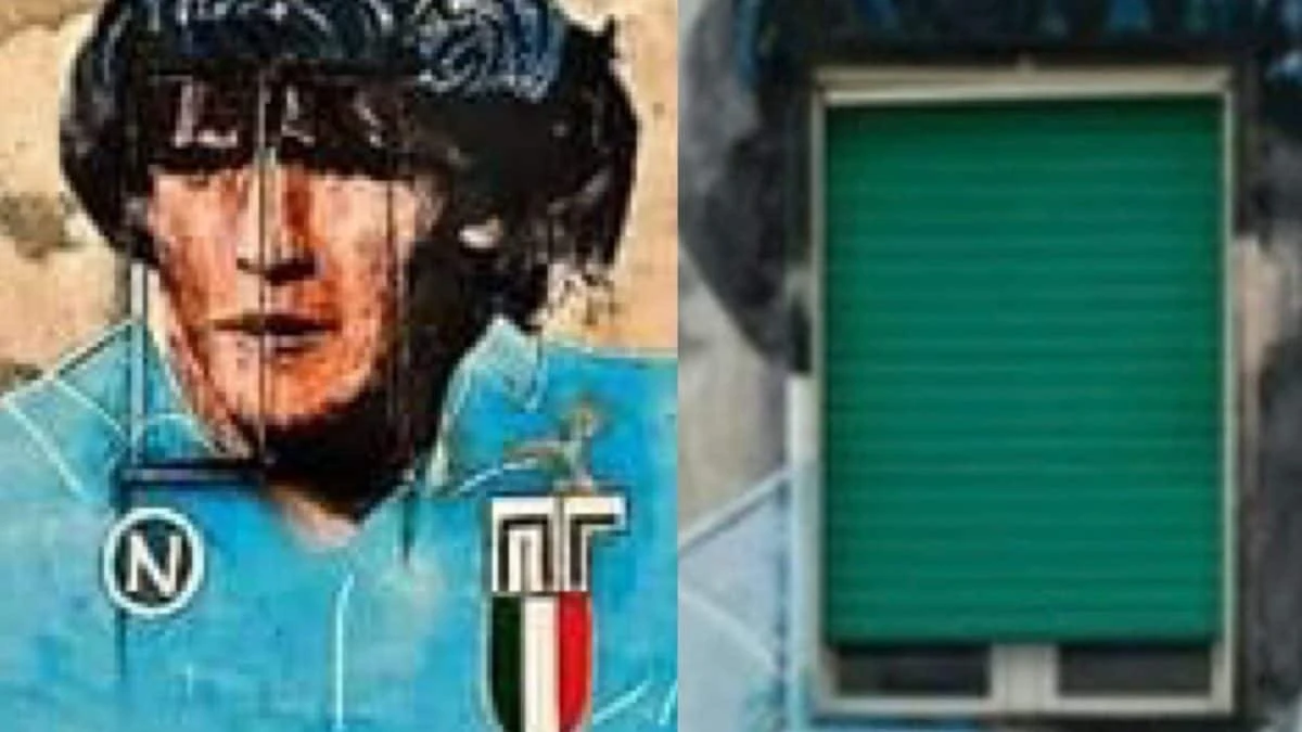 Murale di Maradona ai Quartieri Spagnoli, il volto di Diego in restauro