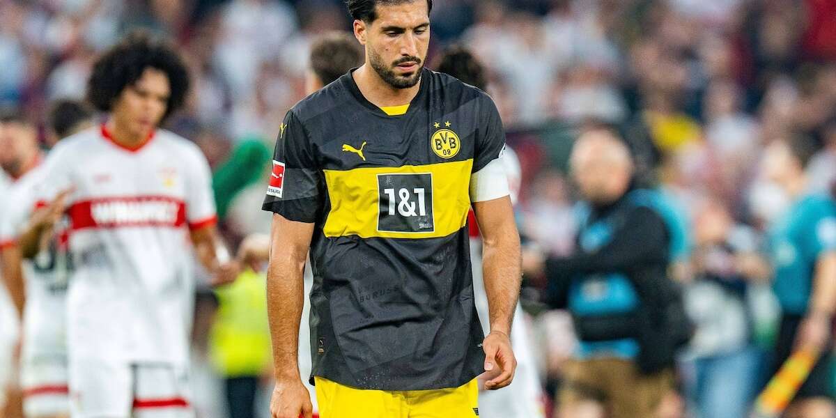 Horrorwert von Emre Can in Halbzeit 1 – BVB-Kapitän immer unsicherer