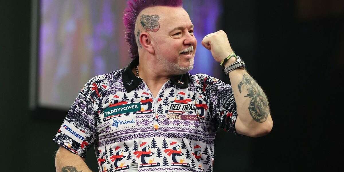 Peter Wright entledigt sich all seiner Preise und Darts: 