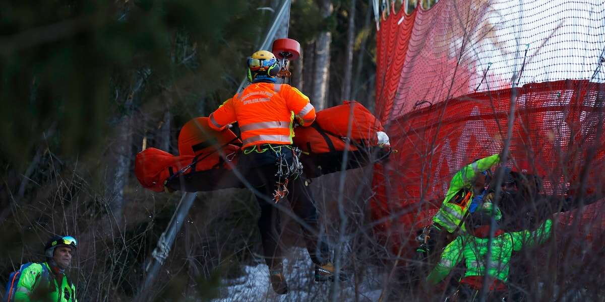 Große Sorge um Skistar: Sarrazin nach Horror-Sturz auf der Intensivstation