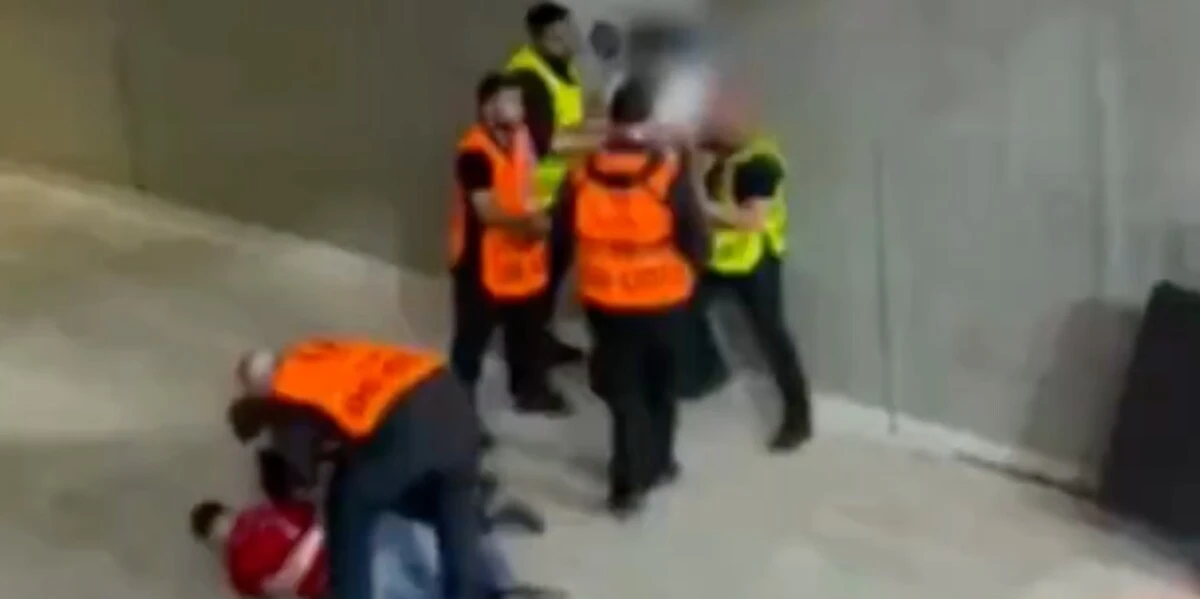 Video zeigt, wie Stadion-Ordner einen Fan brutal zusammenschlagen