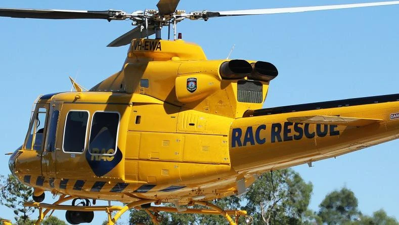 Teen flown to hospital after SW track crash
