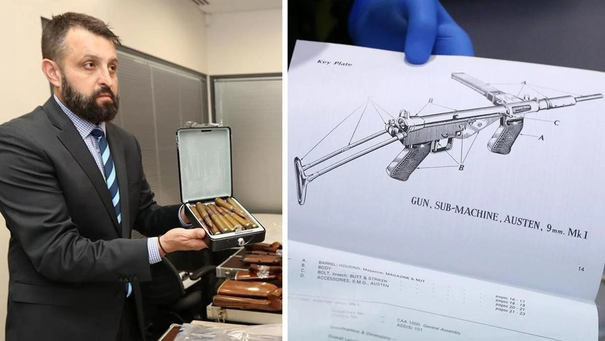 WWII submachine gun ‘being built at Perth home’: Cops